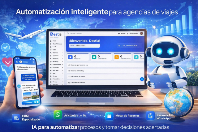 ¿Sabías que Destia nació para resolver los problemas de las agencias de viajes?
